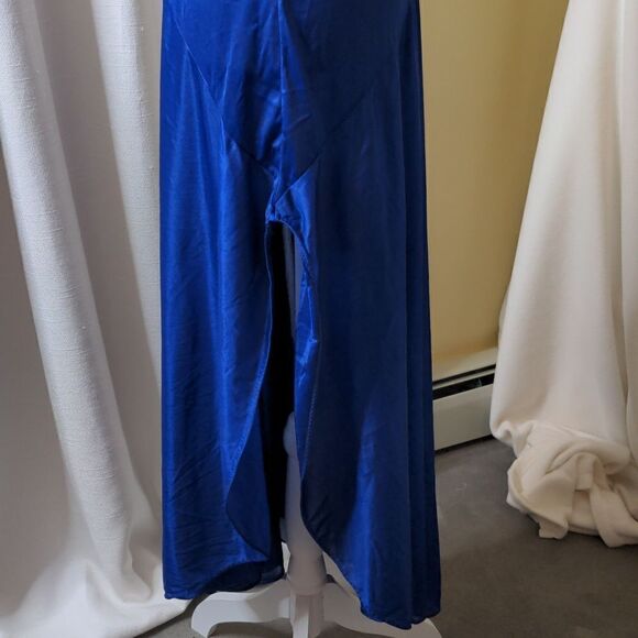 Undercover Wear Medium Vintage Sapphire Blue Lingerie Nightgown - Picture 9 of 14